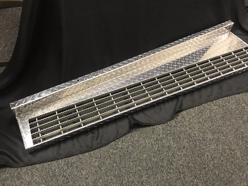 Running board with SwedgeLok insert