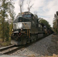 Norfolk Southern locomotive in service